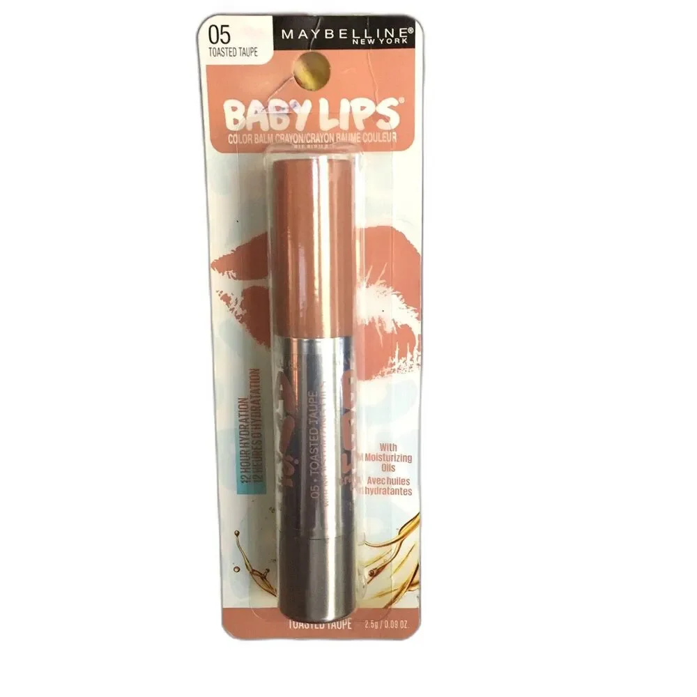 NEW Maybelline Baby Lips Color Balm Crayon -  05 TOASTED TAUPE
